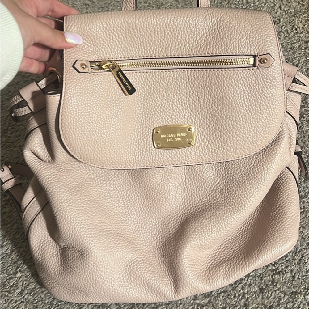 Pink Michael Kors backpack